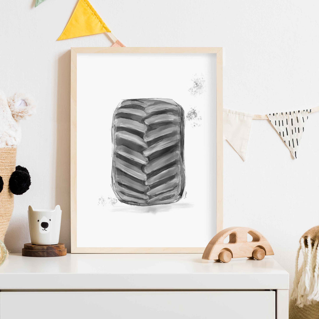 Giant Monster Truck Tire