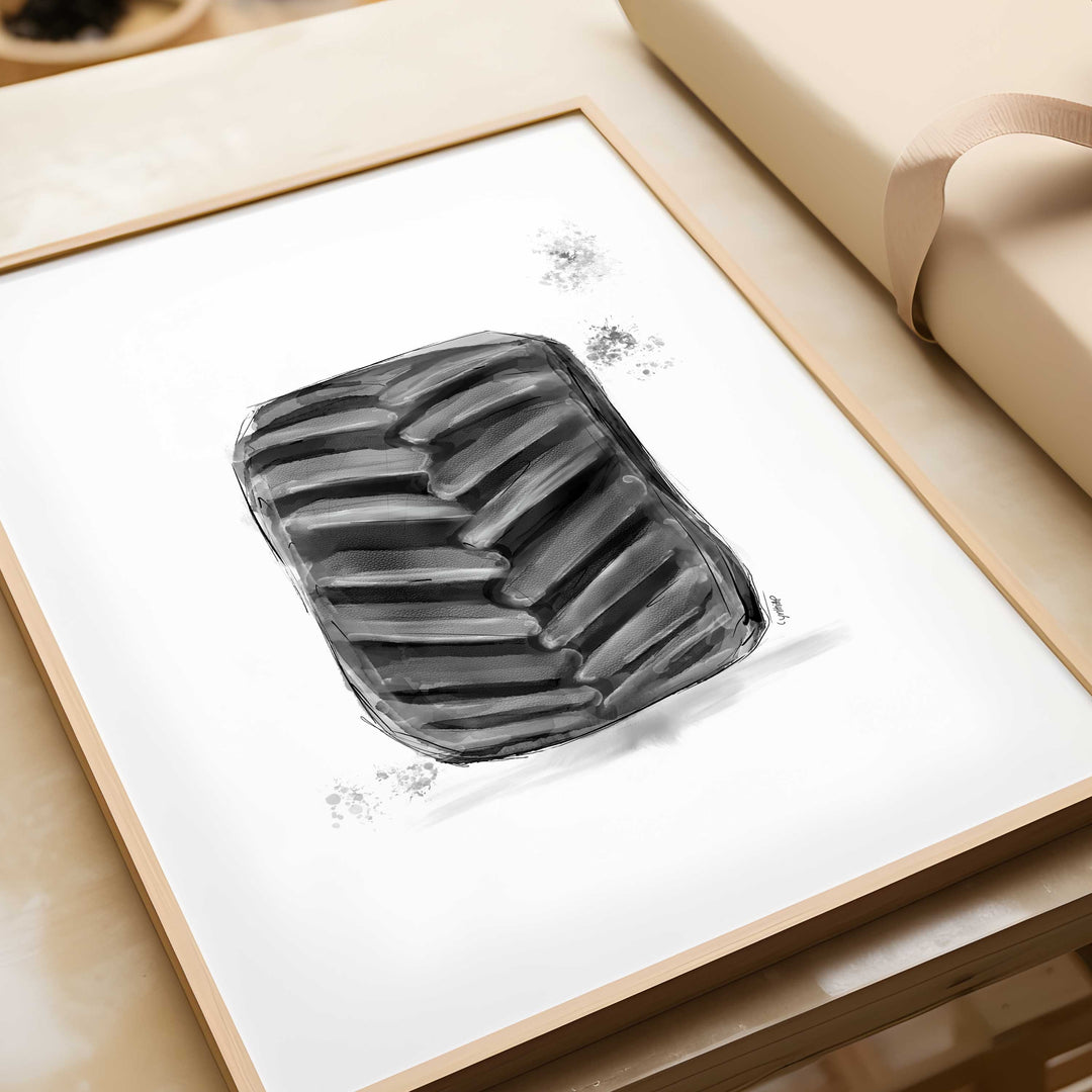 Set of 6 Monster Truck illustrations