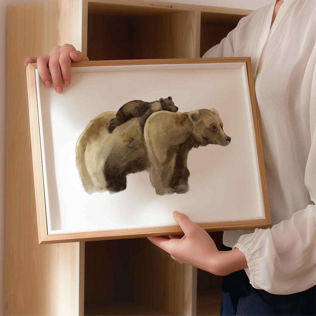 Wall print - Black Bear Cub
