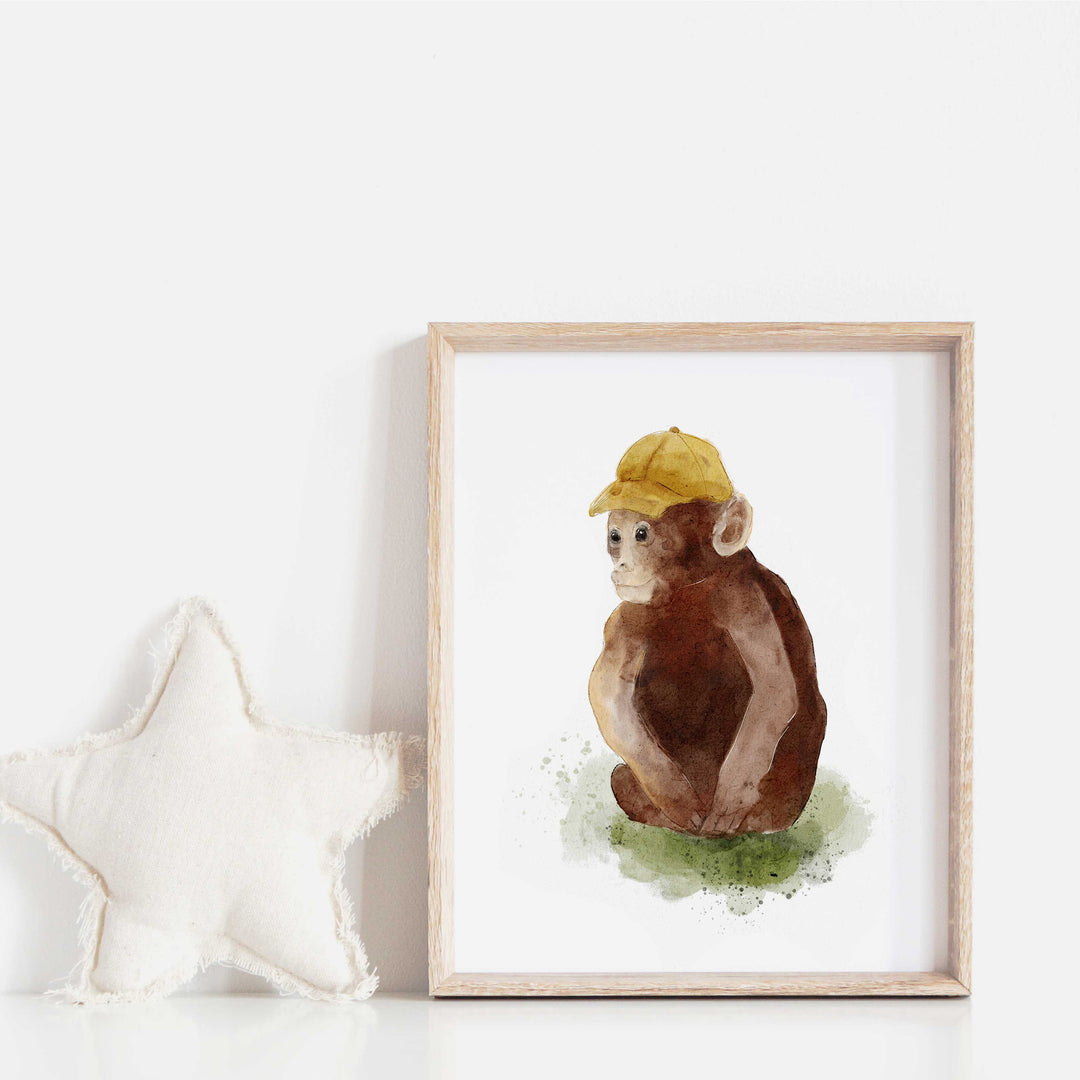 Illustration - Animaux de la jungle - Singe