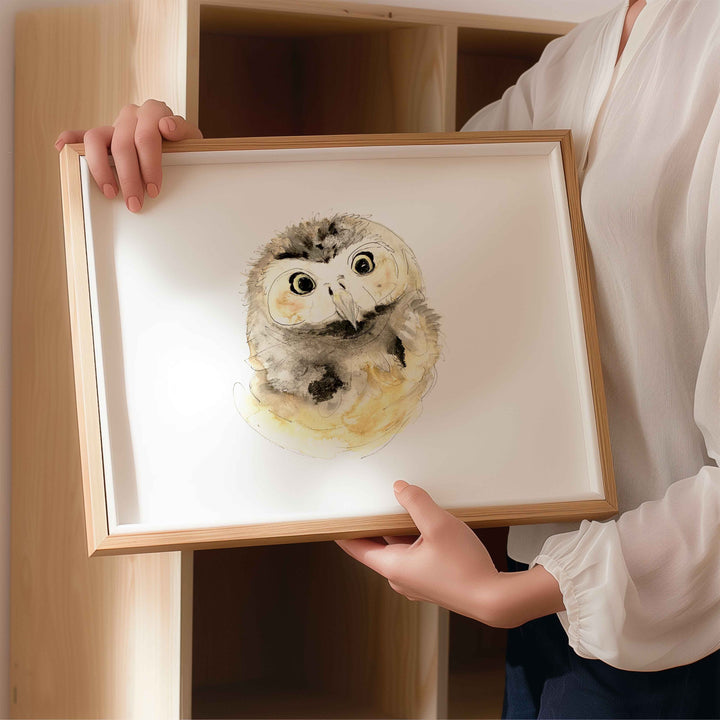 Wall print - the owl
