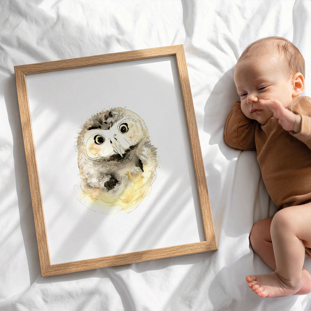 Wall print - the owl
