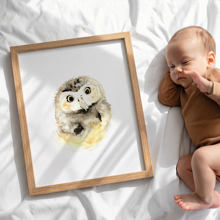 Wall print - the owl