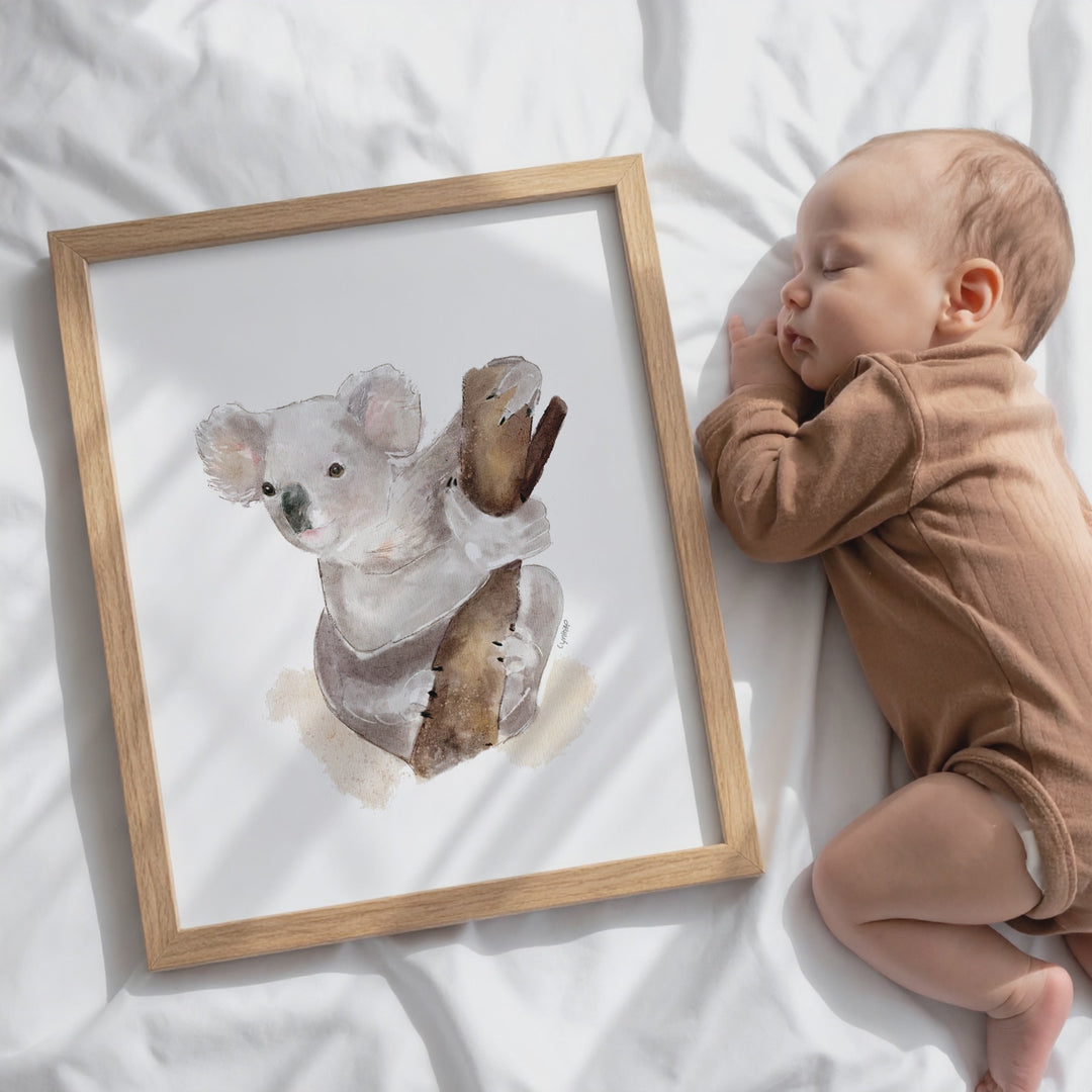 Wall art - Curious Koala
