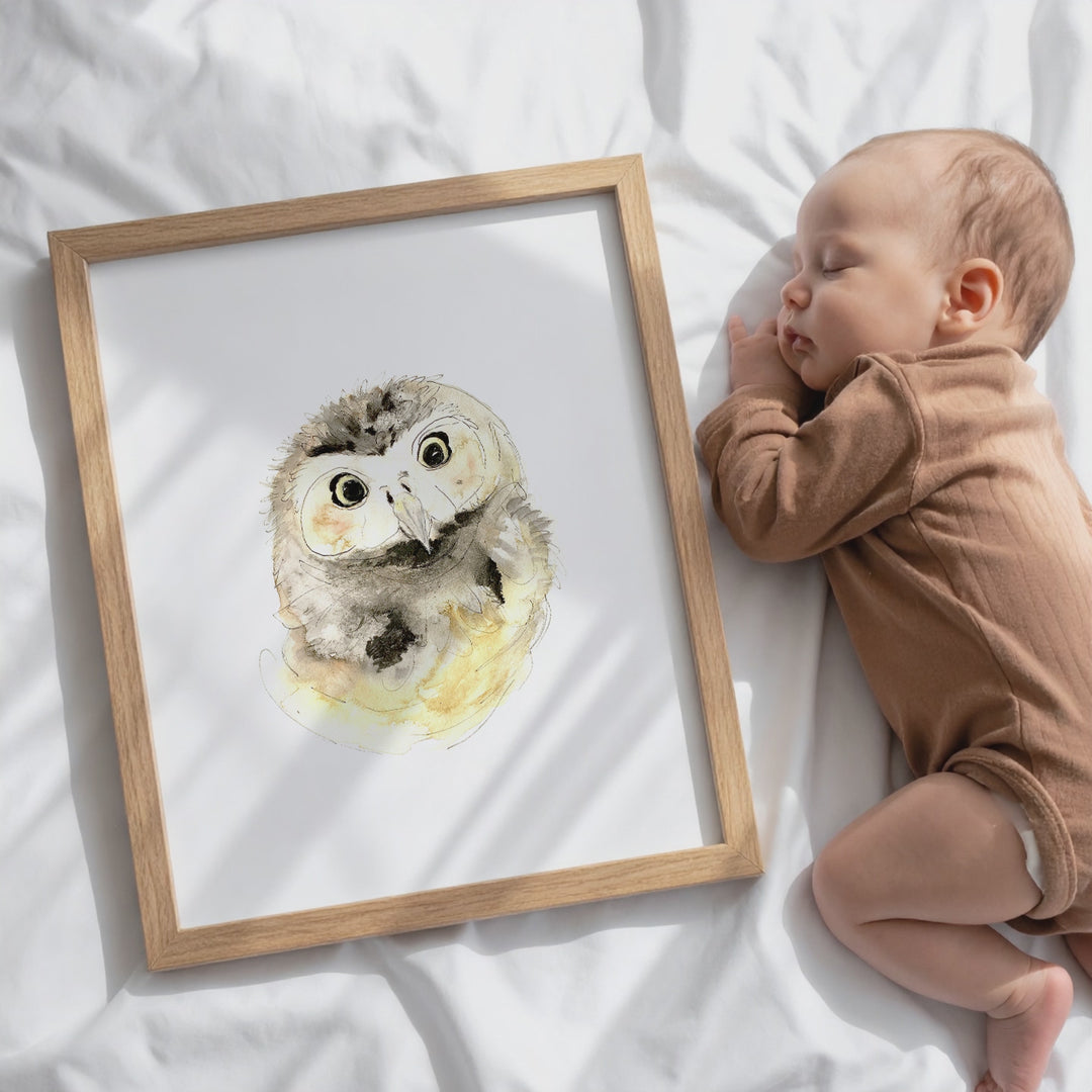 Wall print - the owl