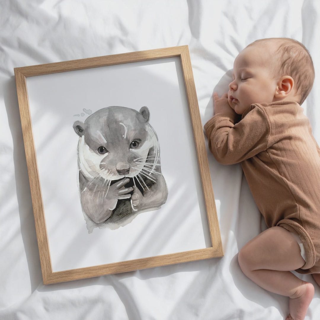 Wall Art - River Otter