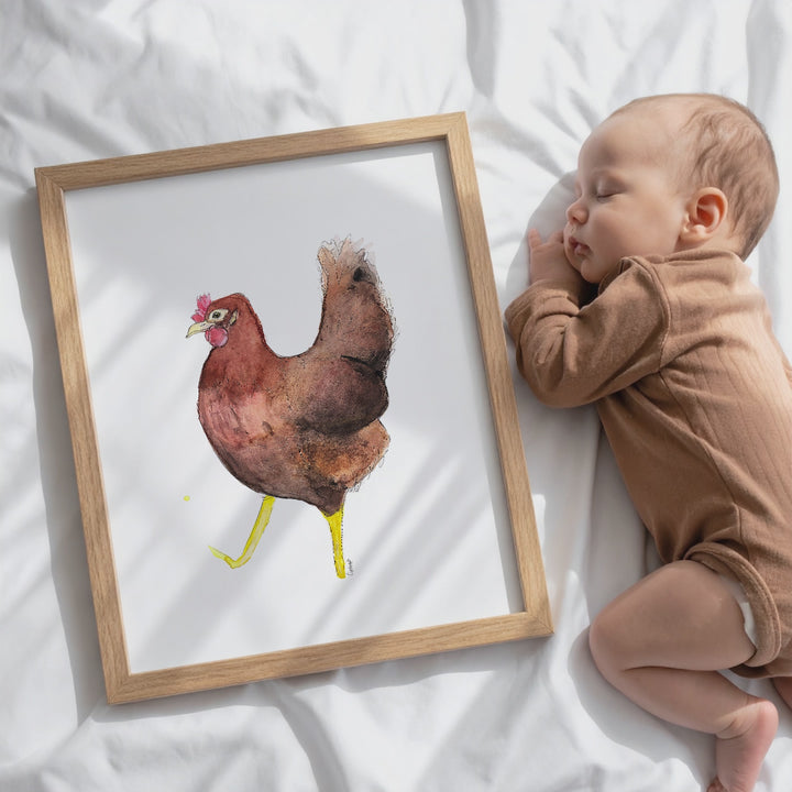 Wall poster - Little Red Hen