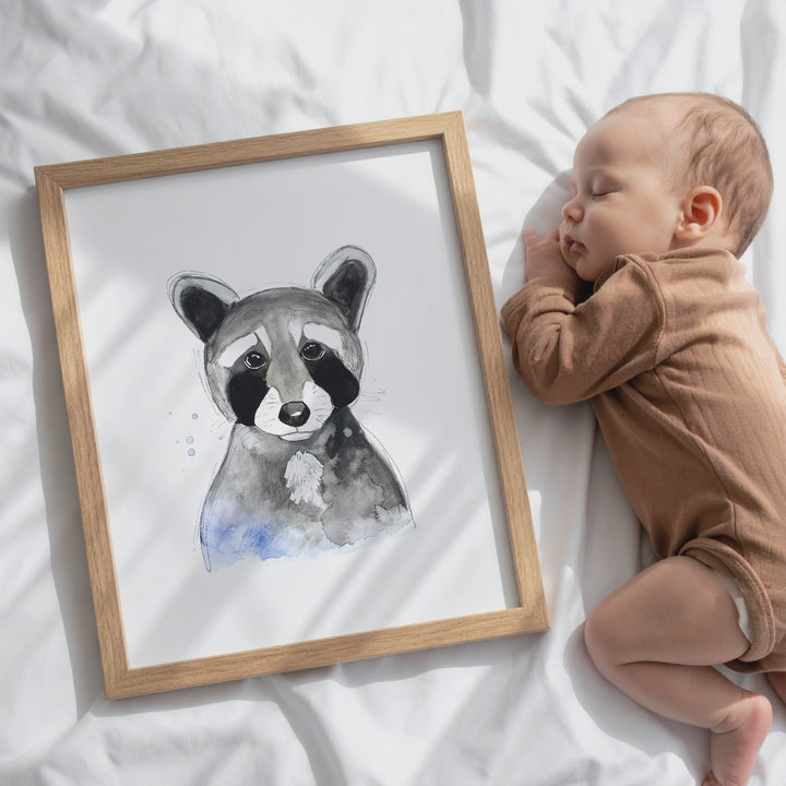 Wall print - Raccoon
