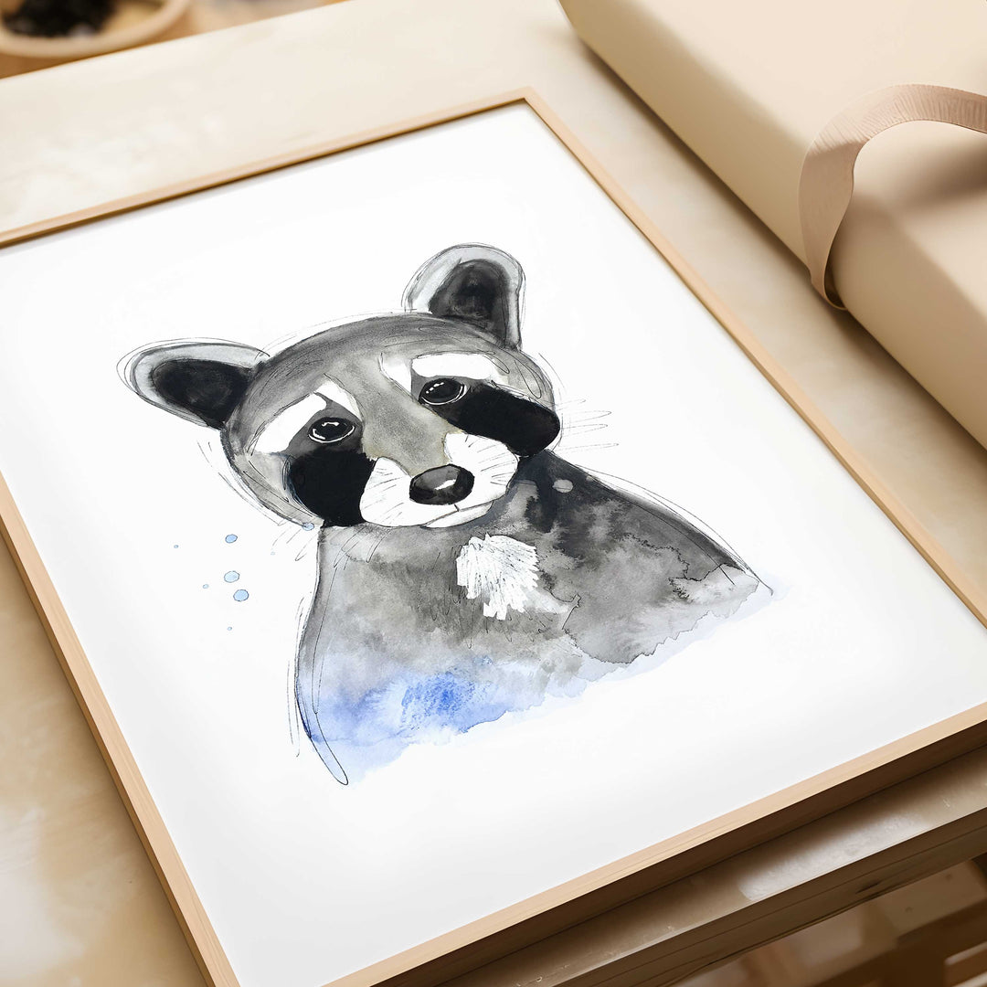 Wall print - Raccoon