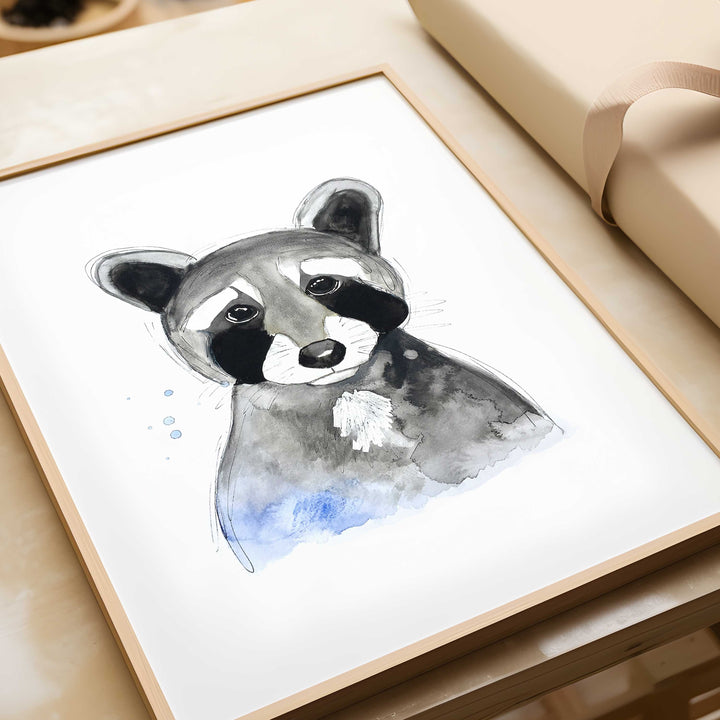 Wall print - Raccoon