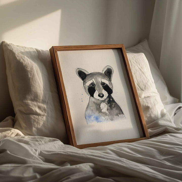 Wall print - Raccoon