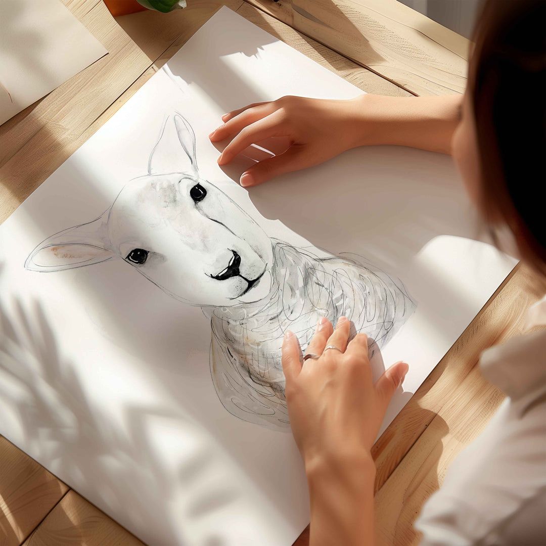 Illustration - Farm Animals - Sheep
