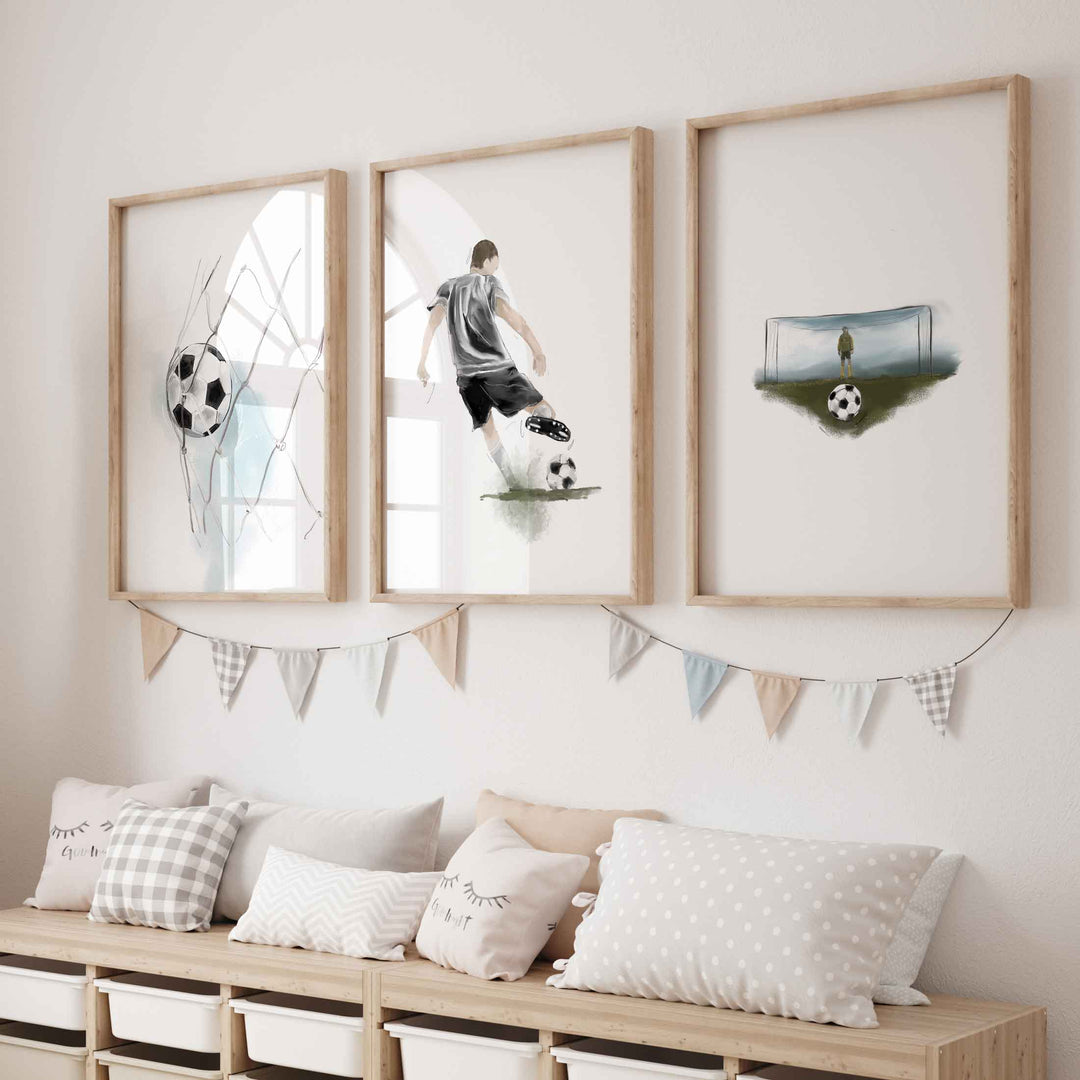 Ensemble 3 affiches  - Soccer