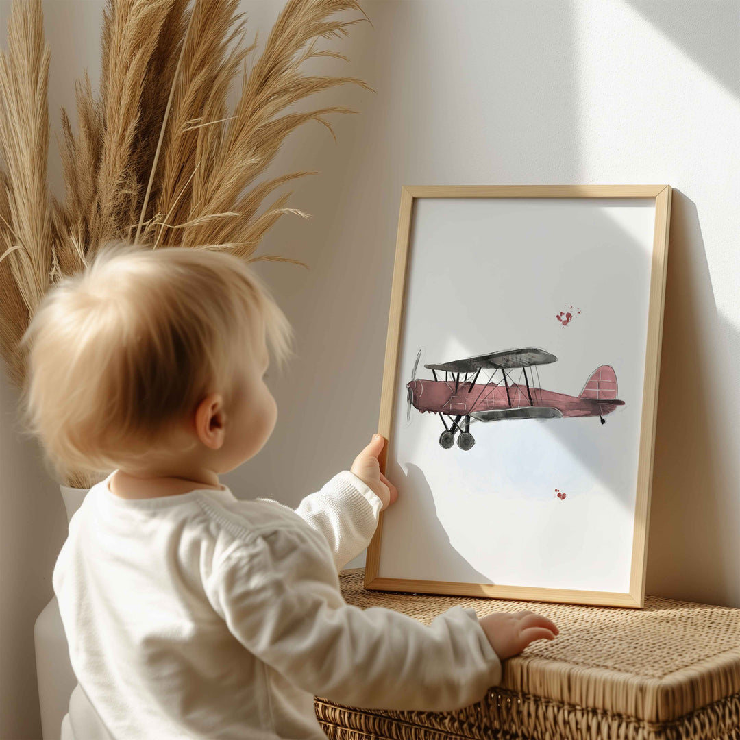 Airplane poster set - Adventure in the clouds