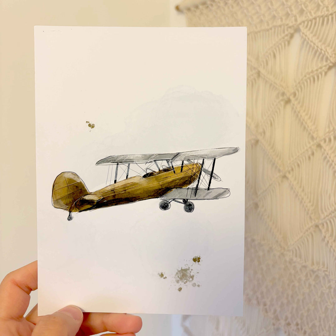 Airplane poster set - Adventure in the clouds