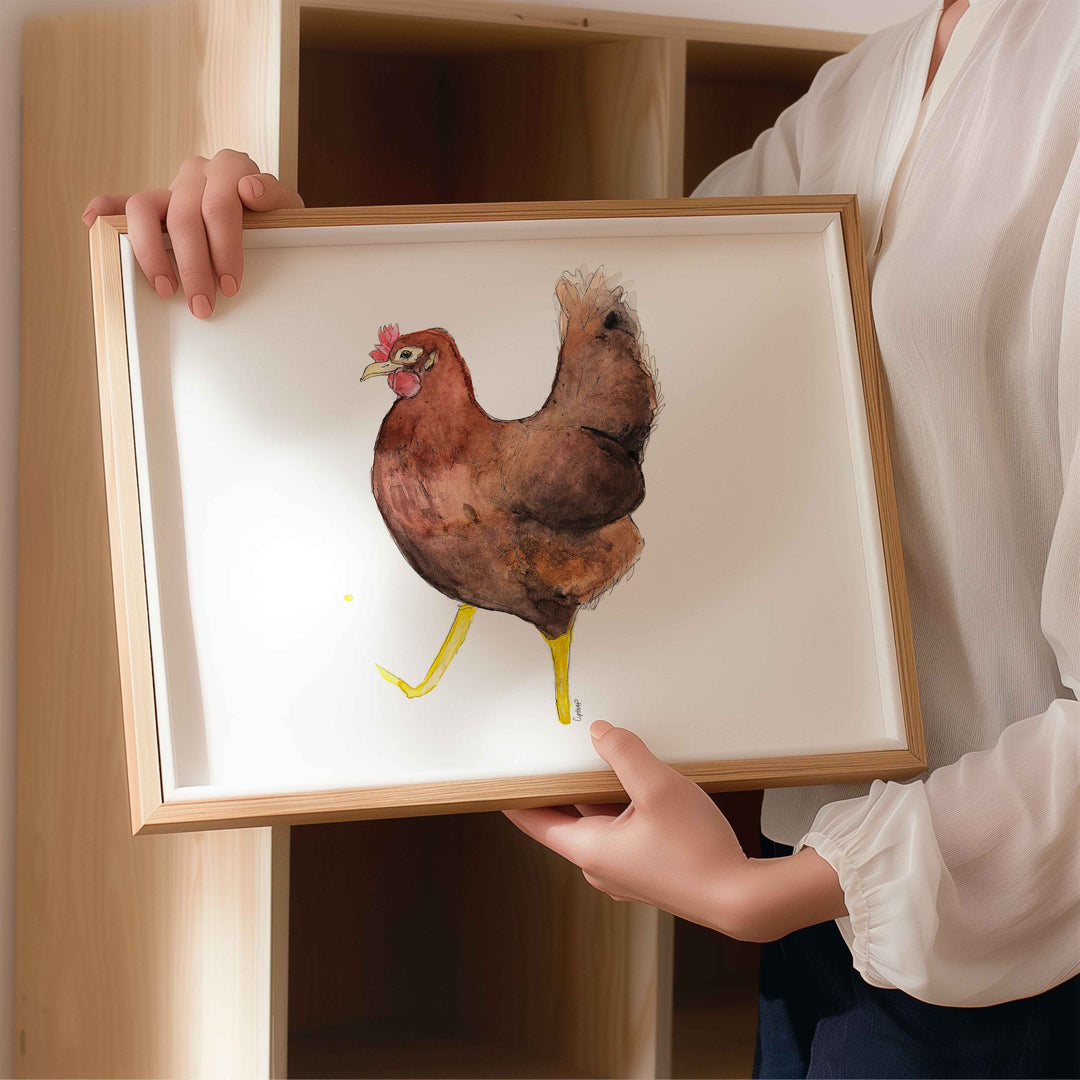 Wall poster - Little Red Hen