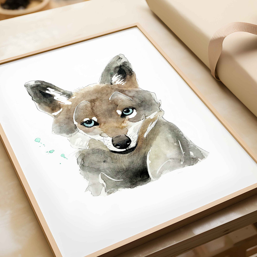 Wall poster - Young wolf