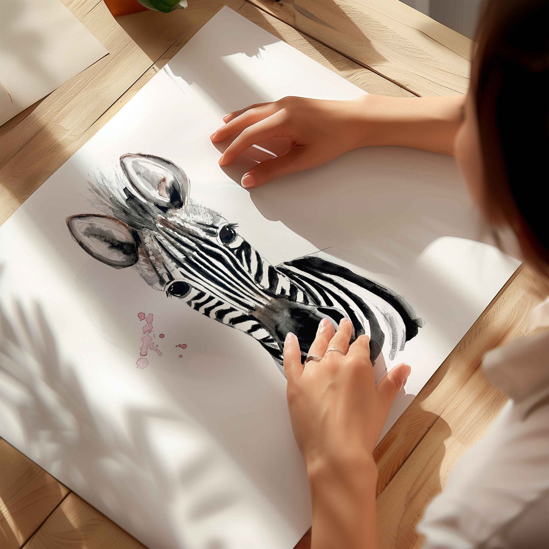 Illustration - Animaux de savane - Zèbre