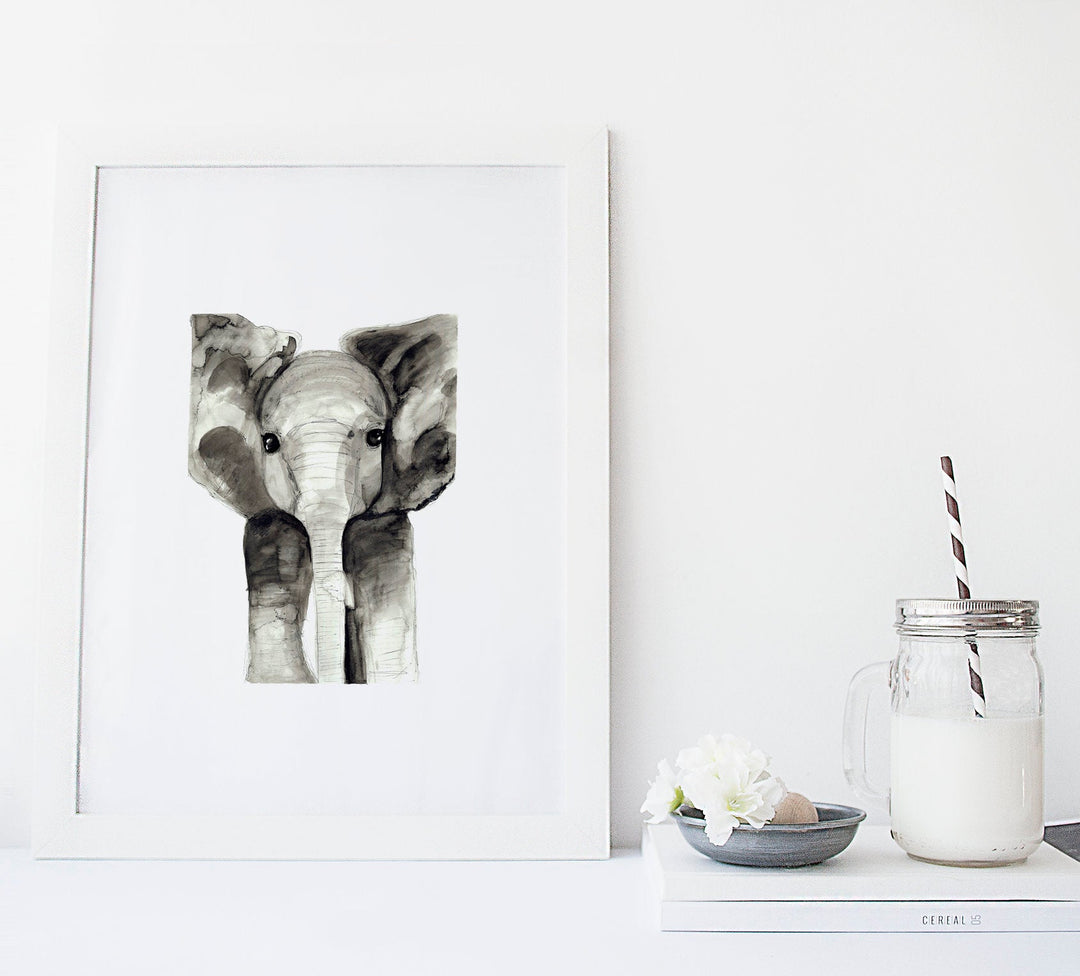 Illustration - Animaux de la savane  - Éléphant