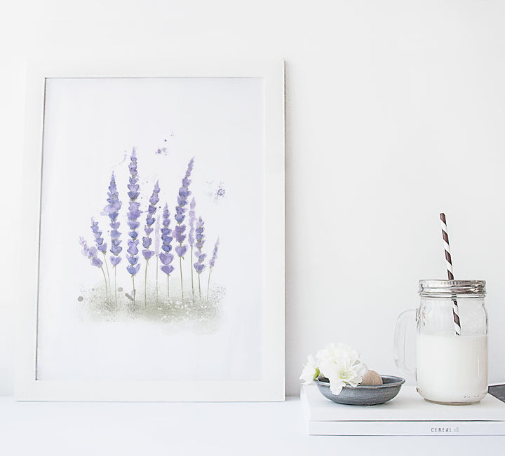 Illustration – Champ de lavande